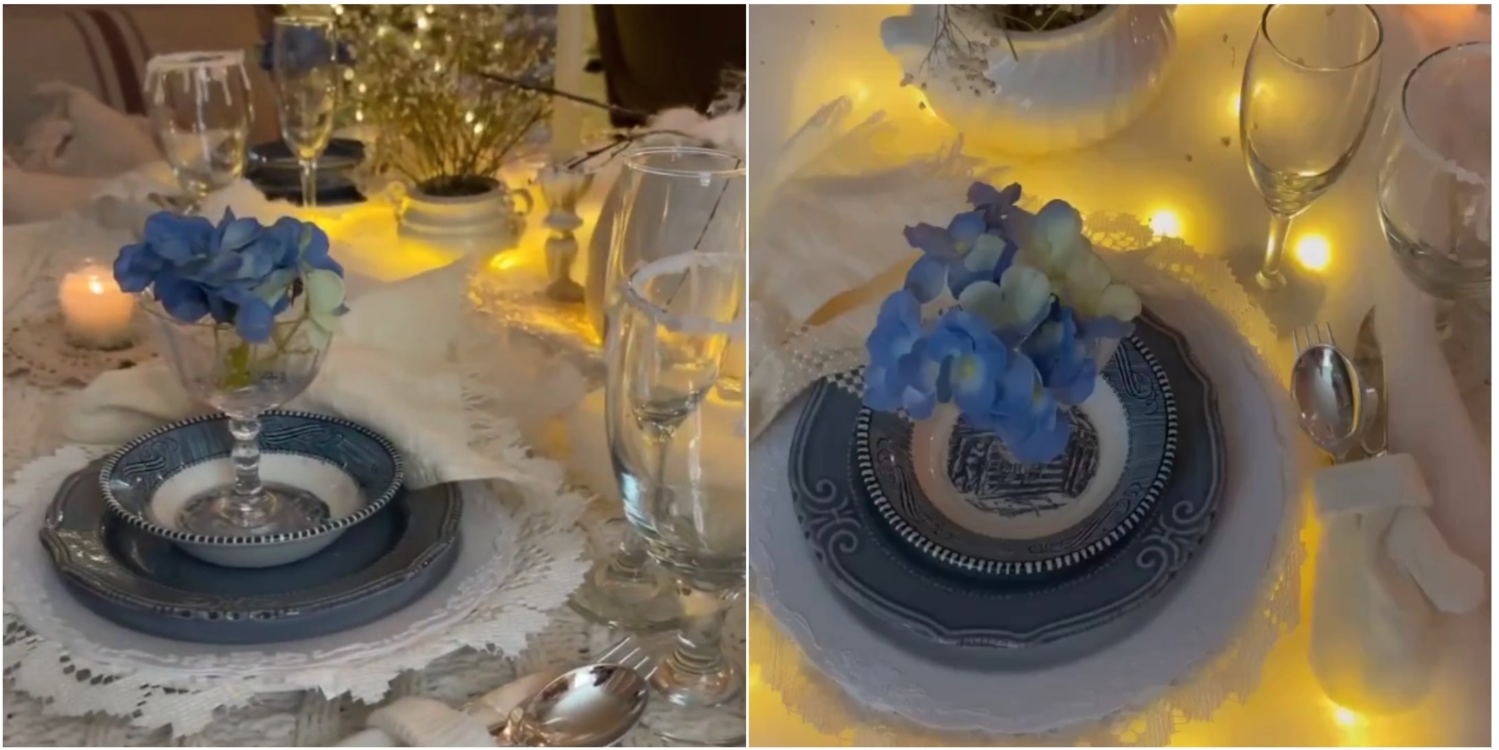 Frosty Romance: A Winter Wonderland Tablescape to Remember