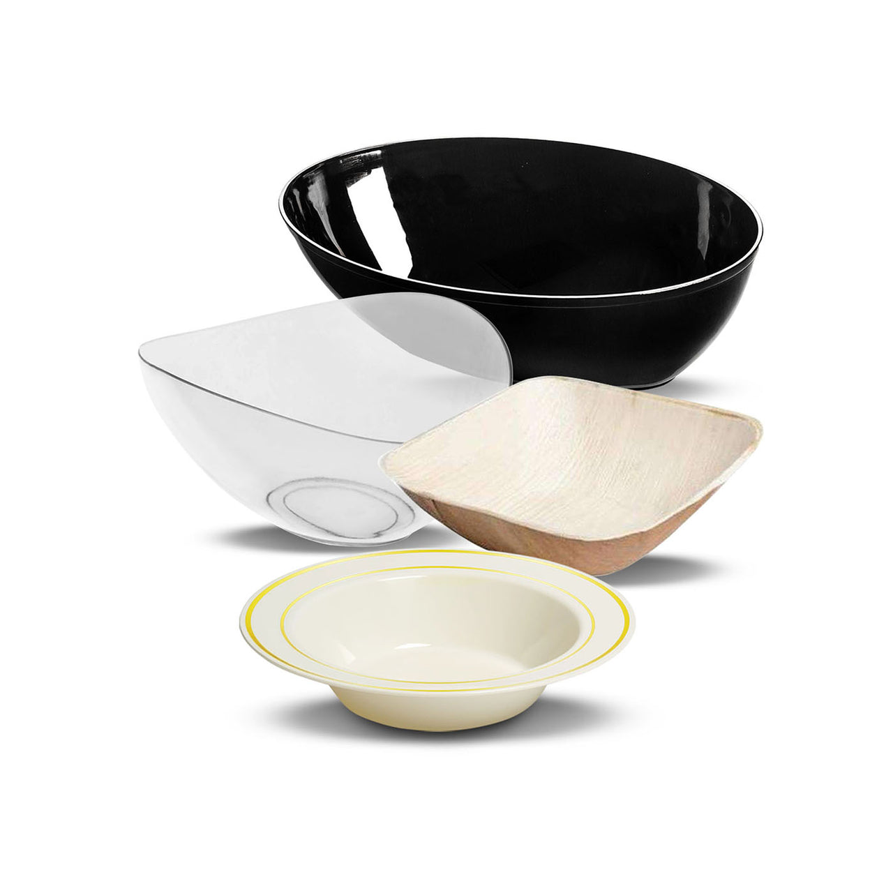 Elegant Disposable Party Bowls