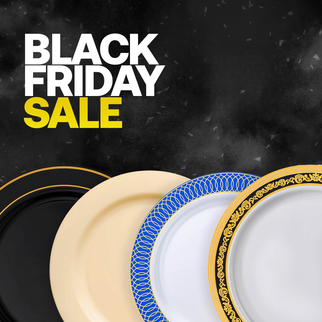 Black Friday Disposable Tableware