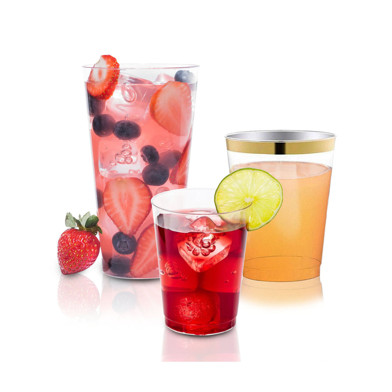 Elegant Disposable Tumblers Party Dinnerware