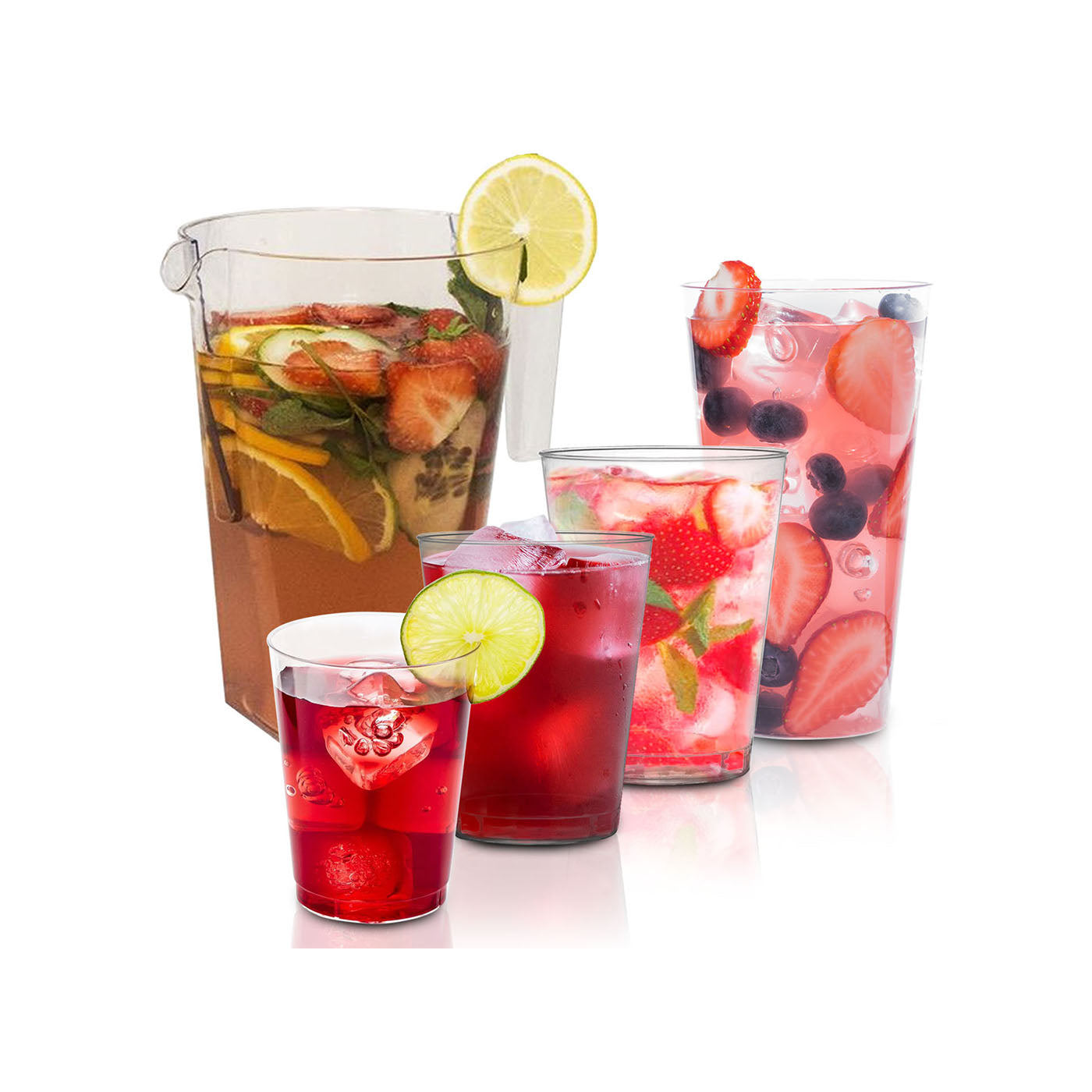 Elegant Disposable Plastic Drinkware