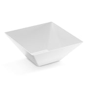 White Square Plastic Serving Bowls