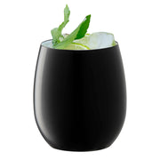 12 oz. Black Elegant Stemless Plastic Wine Glasses Secondary | Smarty Had A Party