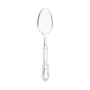 Clear Baroque Disposable Plastic Dinner Spoons Main | Smarty Had A Party