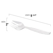 Clear Disposable Plastic Serving Flatware Set | Smarty Had A Party