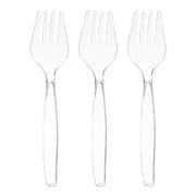 Clear Disposable Plastic Serving Forks Secondary | Smarty Had A Party