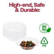 Clear Flair Plastic Dessert Bowls (5 oz.) BPA | Smarty Had A Party