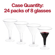 6 oz. Clear Plastic Martini Glasses Quantity | Smarty Had A Party