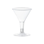 2 oz. Clear Plastic Mini Martini Shot Glasses Main | Smarty Had A Party