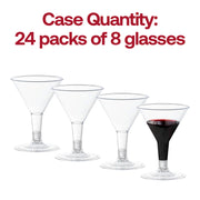 2 oz. Clear Plastic Mini Martini Shot Glasses Quantity | Smarty Had A Party