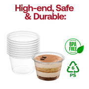 Clear Plastic Portion / Souffle cup 4oz BPA | Smarty Had A Party