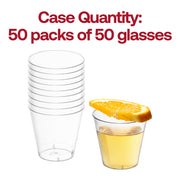 1 oz. Clear Plastic Shot Glasses Quantity | Smarty Had A Party