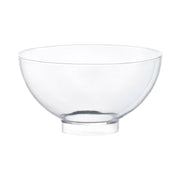 Introducing our Clear Round Disposable Plastic Mini Bowls (2.65 oz.)—elegantly crafted with a smooth and minimalistic design. These mini bowls feature a wide opening and a slightly elevated circular base. The transparent plastic material beautifully highlights the simplicity and clarity of the round shape, making them perfect for any occasion.