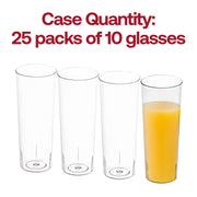 10 oz. Clear Round High Ball Disposable Plastic Cups Quantity | Smarty Had A Party