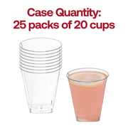 2 oz. Clear Square Bottom Disposable Plastic Shot Cups Quantity | Smarty Had A Party