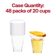 2 oz. Clear Square Plastic Shot Glasses Quantity | Smarty Had A Party