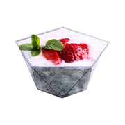 3.5 oz. Clear Star Pentagon Disposable Plastic Dessert Cups Secondary  | Smarty Had A Party