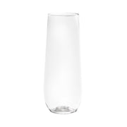 9 oz. Clear Stemless Plastic Champagne Flutes Main | Smarty Had A Party