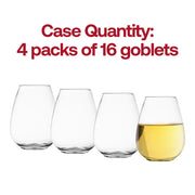 4 oz. Clear Stemless Plastic Mini Goblets Quantity  | Smarty Had A Party