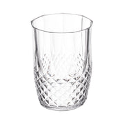 16 oz. Clear Stripe Round Disposable Plastic Tumblers Main | Smarty Had A Party