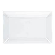 Clear Rectangular Plastic Dessert Plates