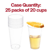 16 oz. Crystal Clear Plastic Disposable Tall Iced Tea Cups Quantity | Smarty Had A Party