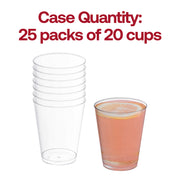 8 oz. Crystal Clear Round Plastic Disposable Party Cups Quantity  | Smarty Had A Party