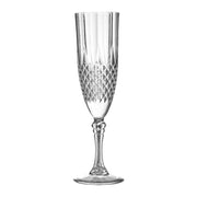 8 oz. Crystal Cut Plastic Champagne Flutes Main | Smarty Had A Party