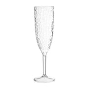 8 oz. Crystal Disposable Plastic Champagne Flutes Main | Smarty Had A Party