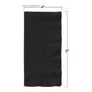 Black Velvet Paper Dinner Napkins Dimension | Smarty Had A Party