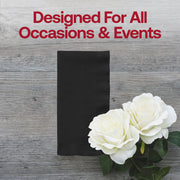 Black Velvet Paper Dinner Napkins Lifestyle | Smarty Had A Party