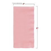 Classic Pink Paper Dinner Napkins Dimension | Smarty Had A Party