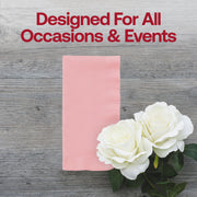 Classic Pink Paper Dinner Napkins Lifestyle | Smarty Had A Party