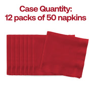 Classic Red Paper Beverage/Cocktail Napkins Quantity | Smarty Had A Party