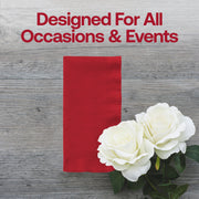 Classic Red Paper Dinner Napkins Lifestyle | Smarty Had A Party