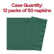 Hunter Green Paper Dinner Napkins Quantity | Smarty Had A Party