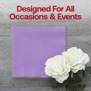 Luscious Lavender Paper Beverage/Cocktail Napkins Lifestyle | Smarty Had A Party