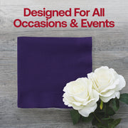 Purple Paper Beverage/Cocktail Napkins Lifestyle | Smarty Had A Party