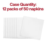 White Linen-Like Premium Paper Beverage/Cocktail Napkins Quantity | Smarty Had A Party