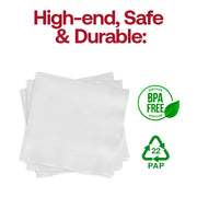 White Paper Beverage/Cocktail Napkins BPA | Smarty Had A Party