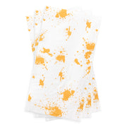 White with Gold Paint Splatter Paper Dinner Napkins Secondary | Smarty Had A Party