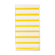 White with Gold Stripes Paper Dinner Napkins Main | Smarty Had A Party