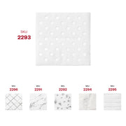 White with Silver Dots Paper Beverage/Cocktail Napkins SKU | Smarty Had A Party