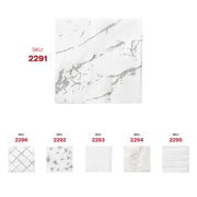 White with Silver Marble Paper Beverage/Cocktail Napkins SKU | Smarty Had A Party