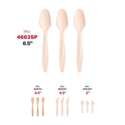 Natural Birch Eco Friendly Disposable Dinner Spoons SKU | Smarty Had A Party