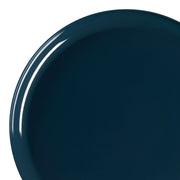 Navy Flat Round Disposable Plastic Pastry Plates