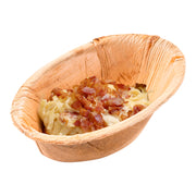 Oval Palm Leaf Eco Friendly Disposable Bowls (4.5 oz.) Secondary | Smarty Had A Party