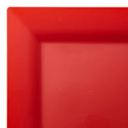 Red Square Plastic Dinner Plates