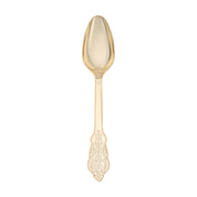 Shiny Baroque Gold Plastic Spoons Main | Smarty Had A Party