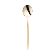 Shiny Gold Moderno Disposable Plastic Dessert Spoons Main | Smarty Had A Party